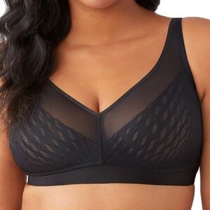 Wacoal Women's Size 38C Elevated Allure Wirefree Bra 852336 Black